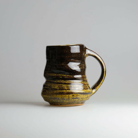 Beer Mug Tenmoku Gold n.10