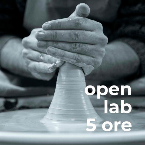 Pacchetto 5 Ore – Accesso Open Lab Ceramica a Milano